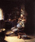 Gerrit Dou The Extraction of Tooth oil on canvas